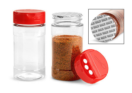 spice jar with spoon